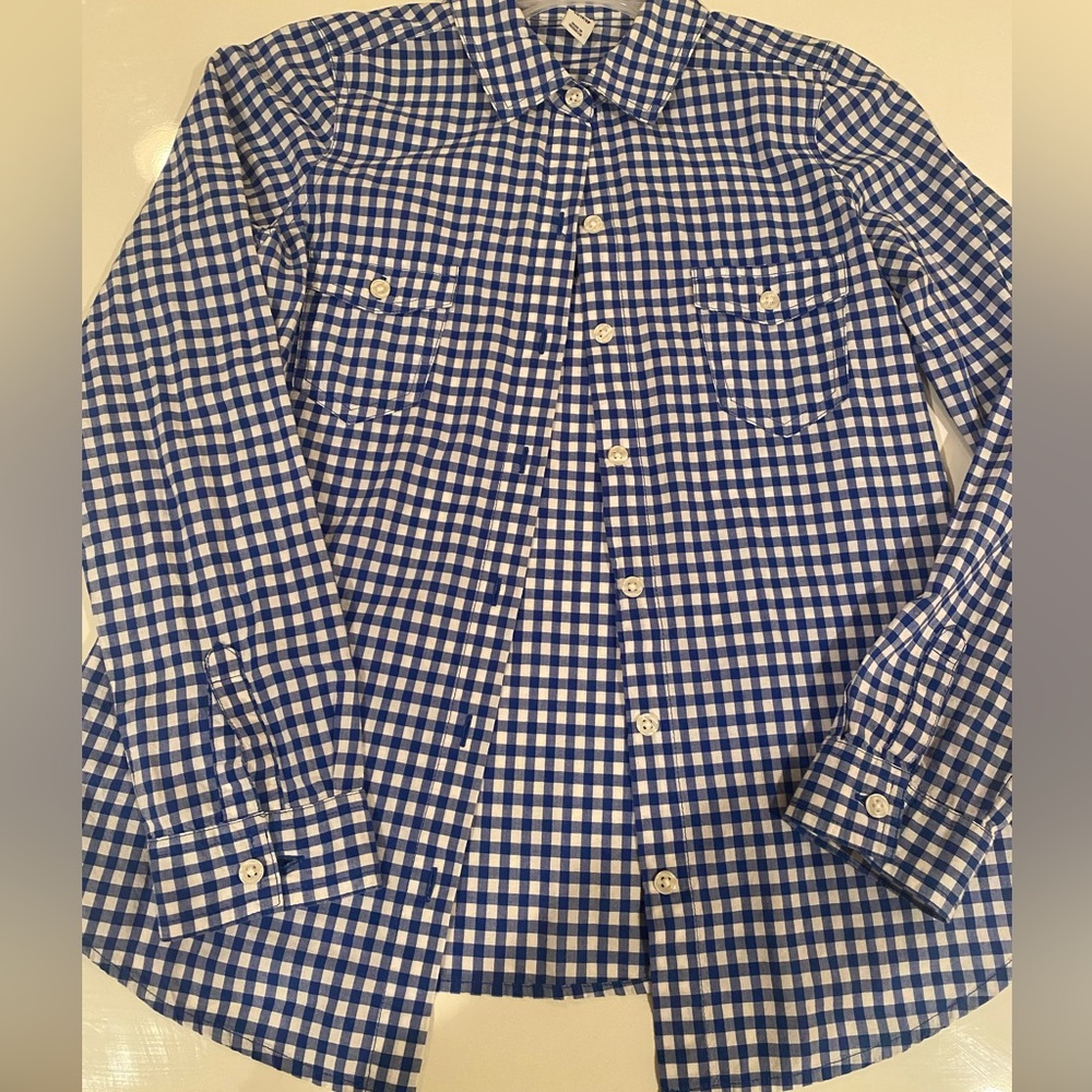 Old Navy gingham button down